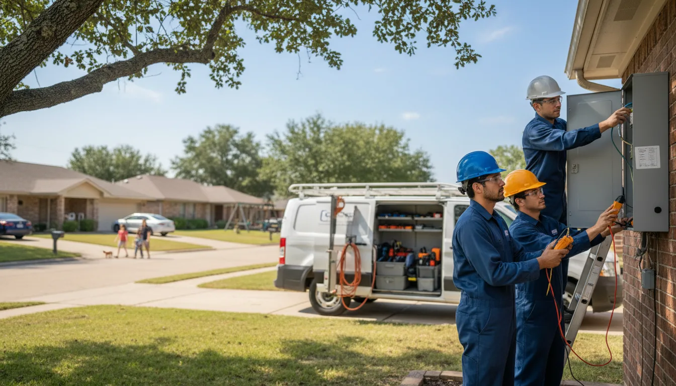 Certified electrician providing emergency electrical services in Elgin, NE